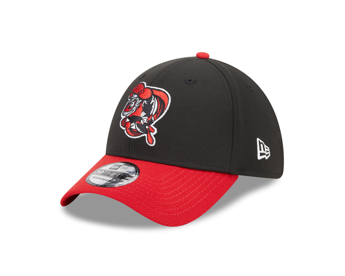 Richmond Flying Squirrels MILB MARVEL DEFENDERS Black-Red Fitted