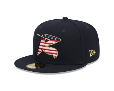 Richmond Flying Squirrels New Era Stars & Stripes 4th of July 59Fifty On-Field Cap