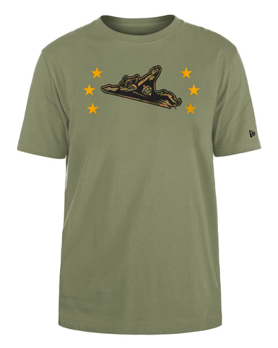 Richmond Flying Squirrels New Era 2024 Armed Forces Day Tee