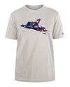 Richmond Flying Squirrels New Era July 4th Stone Tee