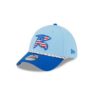 Richmond Flying Squirrels New Era July 4th S&S 39Thirty Stretch Fit Cap