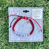 Richmond Flying Squirrels Box Braid Bracelet