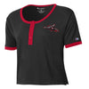 Richmond Flying Squirrels Champion Women's MTO Cropped Henley Tee