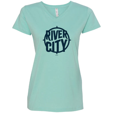 Richmond Flying Squirrels Women's River City V-Neck Tee