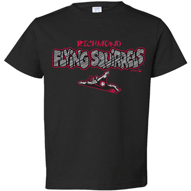 Richmond Flying Squirrels Toddler Scribble Tee