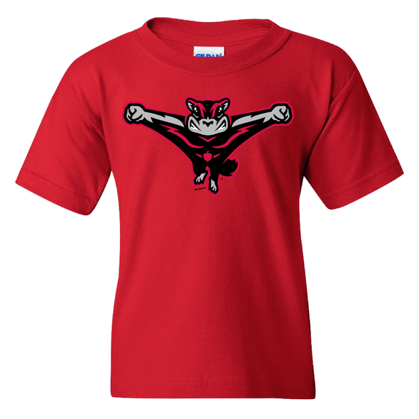 Richmond Flying Squirrels Youth Home Cap Logo Tee
