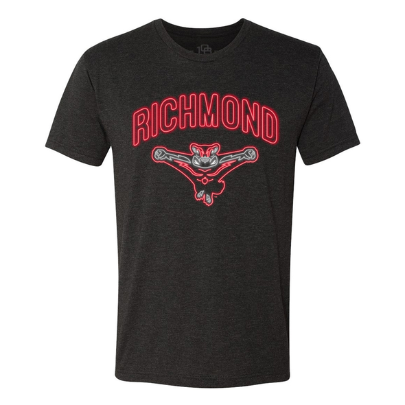 Richmond Flying Squirrels 108 Stitches Neon Tee