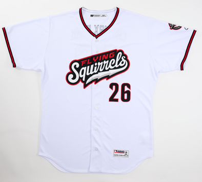 Richmond Flying Squirrels Evoshield Home Authentic Jersey