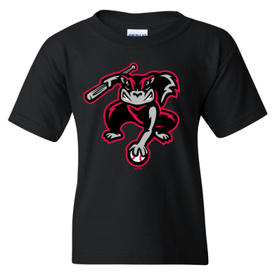 Richmond Flying Squirrels Youth BP Cap Logo Tee