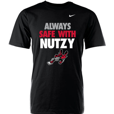 Richmond Flying Squirrels Youth Always Safe With Nutzy Tee