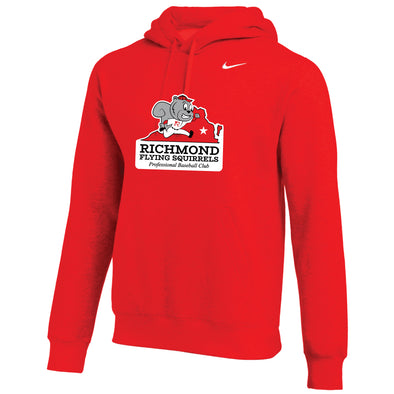 Richmond Flying Squirrels Nike Fauxback Full Logo Hoodie