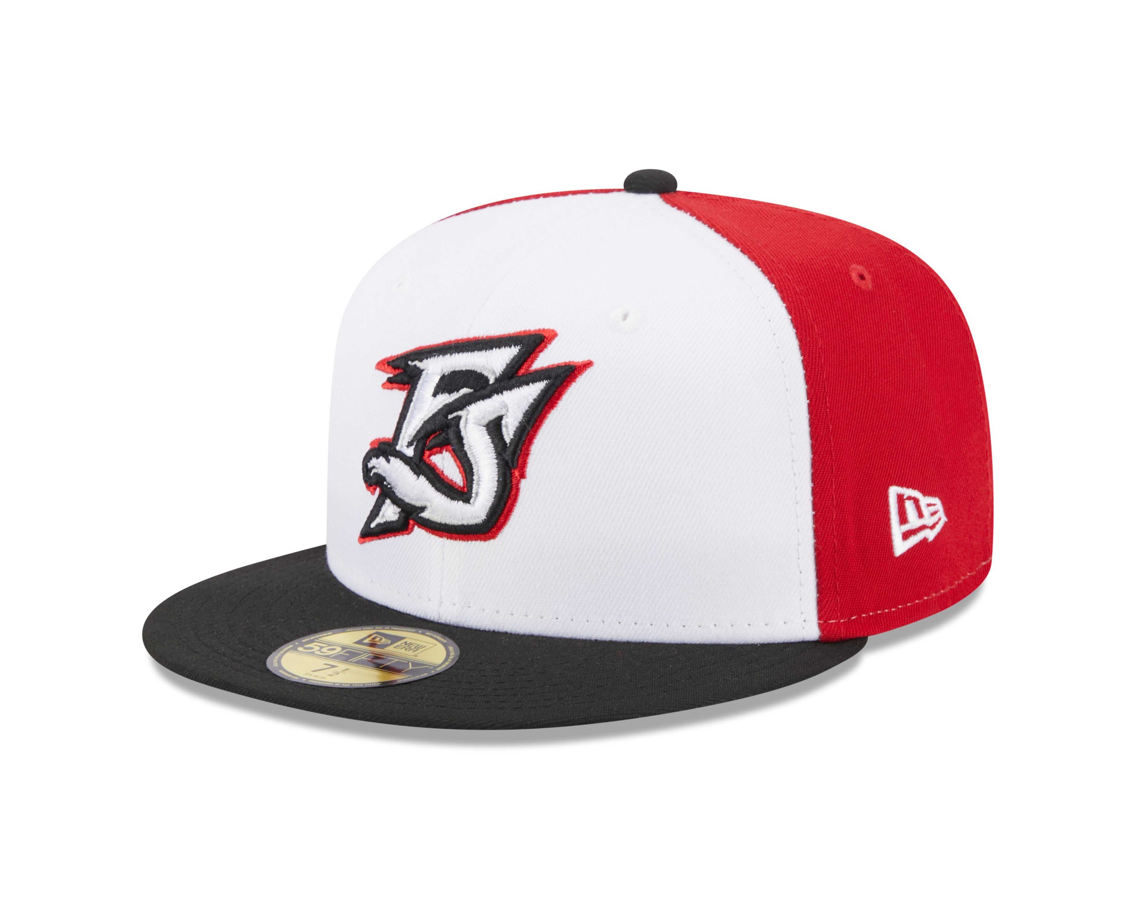 Men's New Era White Richmond Flying Squirrels Authentic Collection Alternate Logo 59FIFTY Fitted Hat