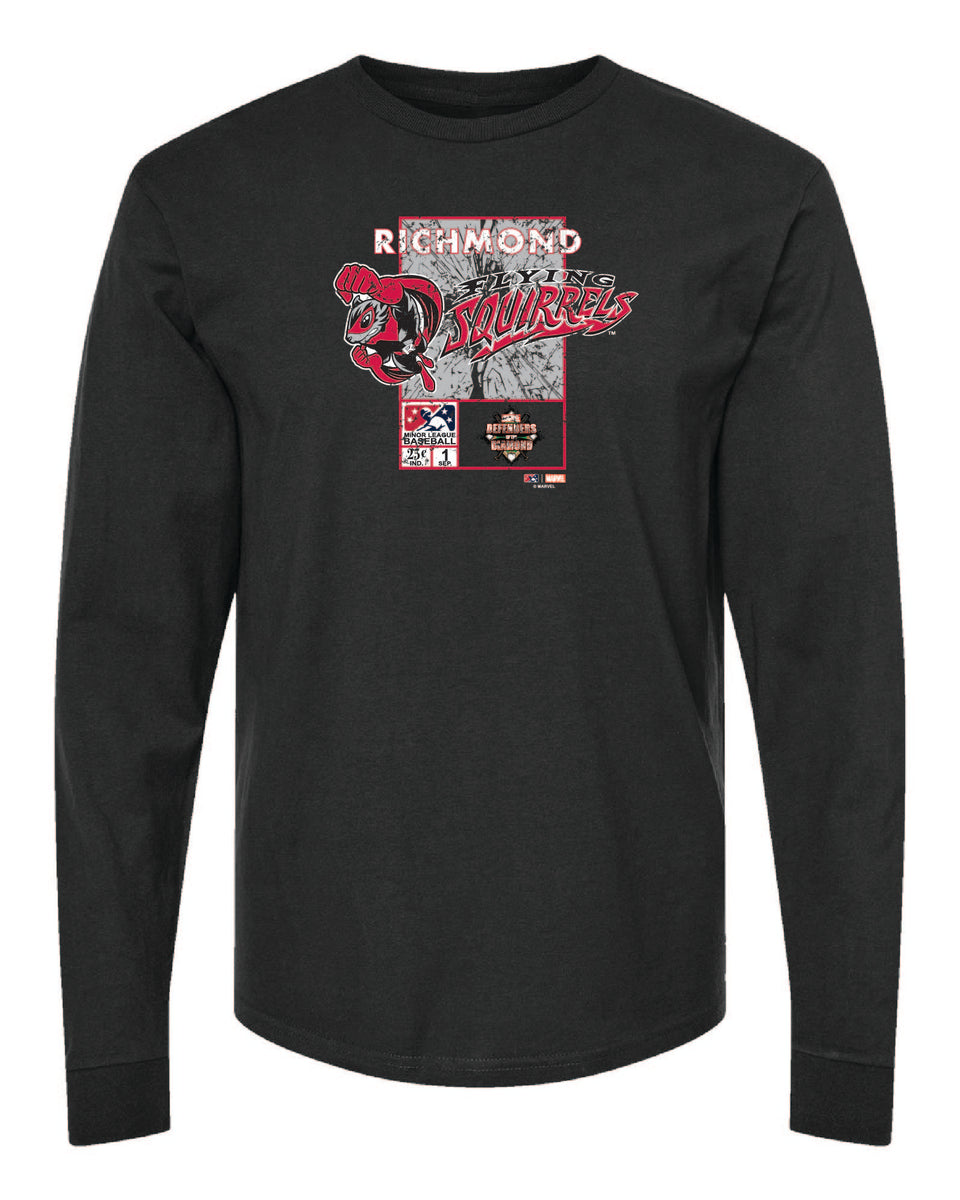 Richmond Flying Squirrels Marvel’s Defenders of the Diamond Ticket LS ...