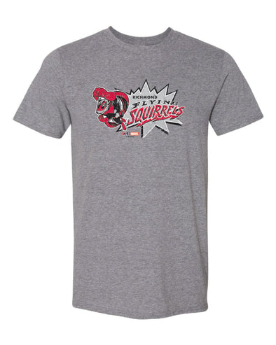 Richmond Flying Squirrels Marvel’s Defenders of the Diamond Youth Burst Tee