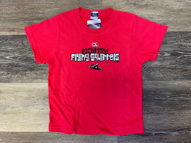 Richmond Flying Squirrels Red Toddler Kate Tee