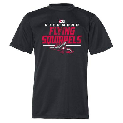 Richmond Flying Squirrels Youth Office Performance Tee